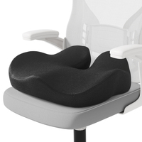 Coussin de siège en mousse à mémoire de forme Miandao en forme de U, antidérapant, orthopédique, soulagement des douleurs de la prostate, du coccyx, de la sciatique et du dos, amovible et lavable