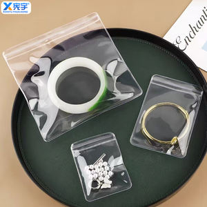 Paquet en plastique transparent PVC bijoux sac à fermeture éclair <span class=keywords><strong>collier</strong></span> pochette à bijoux perruque de cheveux PVC sac à fermeture éclair sac de rangement de bijoux transparent - Product Image 6