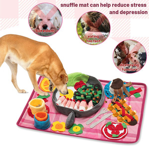 Alfombra Olfativa para Perros, Juguete Interactivo de Alimentación Lenta, Lavable, Estimula la Exploración y la Búsqueda de Alimentos, Alfombra para Olfatear para Mascotas - Product Image 4