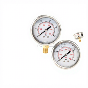 6 इंच बार/किलो/सेमी दबाव गेज मीट्रिक थ्रेड पैनल लगाया गया - Product Image 4