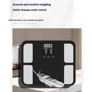 <span class=keywords><strong>Balance</strong></span> intelligente pour l'analyse de la <span class=keywords><strong>graisse</strong></span> corporelle, écran numérique en verre trempé, mesure le poids, enregistre la fréquence cardiaque, l'équilibre corporel, 180 kg - Product Image 5