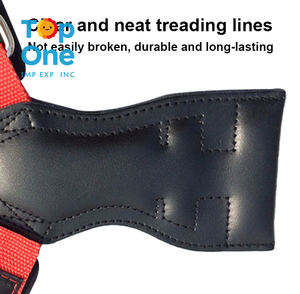 Top One Gym Fitness Training Power Lifting Crochets Poignées Gants d'haltérophilie Sangles robustes - Product Image 4