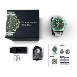 <span class=keywords><strong>Montre</strong></span> de Sport de luxe pour hommes, <span class=keywords><strong>montre</strong></span> intelligente AW12, étanche, <span class=keywords><strong>Bracelet</strong></span> en <span class=keywords><strong>acier</strong></span>, <span class=keywords><strong>Bracelet</strong></span> de Sport - Product Image 2