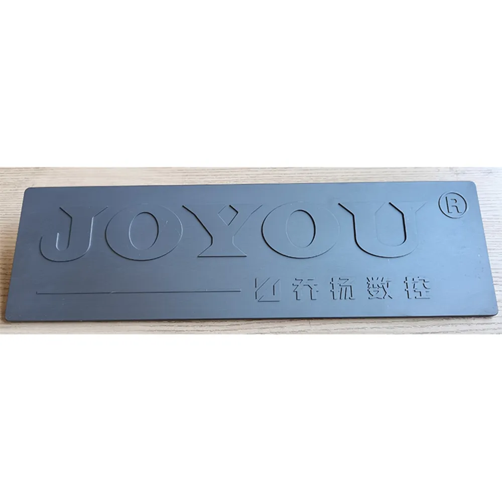 Bozhan Custom Hochwertige Materialien Mechanisches Typenschild Logo auf Metallplatte Graviertes Logo auf Metall