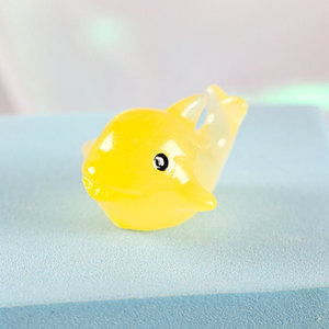 Delfín Colorido Luminoso, Miniatura de Animal Marino, Adorno Creativo para Paisajes, Decoración para Coche y Escritorio - Product Image 6