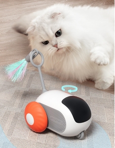 Akıllı spor araba kedi oyuncaklar uzaktan kumanda elektrikli oyuncak araba kediler köpekler oyuncaklar öz sıkıntı fare Teaser kedi sopa Pet malzemeleri - Product Image 4