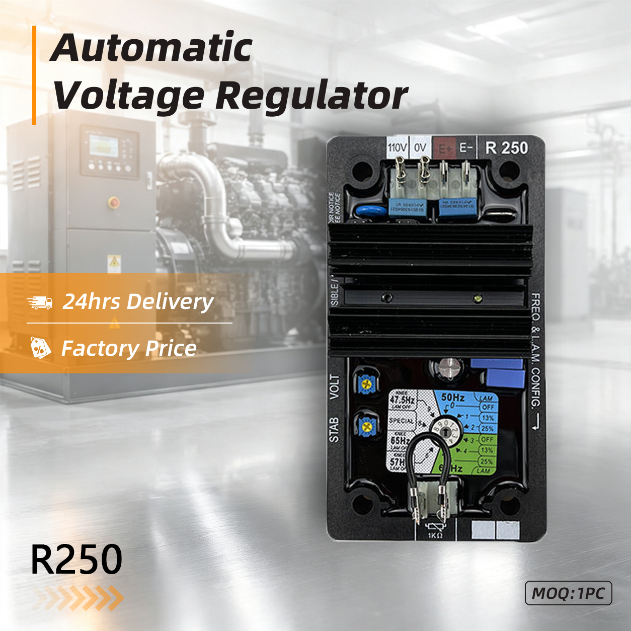 80-140V AC 50/60Hz AVR R250 <strong>Automatic</strong> <strong>Voltage</strong> <strong>Regulator</strong> for Generator