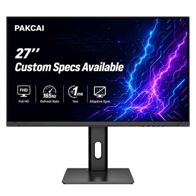 Low Price OEM ODM 27 Inch 165Hz 1ms IPS 27 Inch Monitor Curved Flat for 27 Inch Curved Monitor and PC Monitor 27 Inch