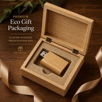 Clé USB 2.0 en bois en forme de livre avec logo personnalisé, cadeau promotionnel écologique pour l'école, nouveau stock, cryptée