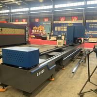 Machine de découpe laser à fibre tubulaire SUDA G6000, découpeuse de tuyaux CNC pour cadre de vélo, équipement de traitement des tubes en acier