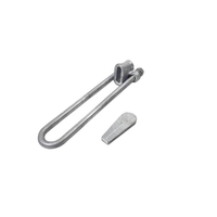 Pince à cale de fixation en aluminium, lot de 2 pièces, pince UT ajustable, pour fixer au dessus de ligne électrique, accessoires