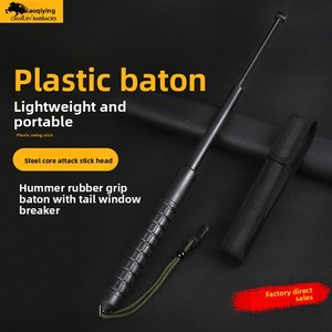 Bâton télescopique rétractable léger et portable en plastique PC <span class=keywords><strong>pour</strong></span> la sécurité personnelle et la défense, deuxième génération, <span class=keywords><strong>pour</strong></span> briser les vitres de voiture en cas d'urgence - Product Image 3