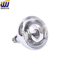 WANJIA Lampe chauffante infrarouge en céramique 125mm 110v/220v pour poussins cochon agneau bétail pour volaille