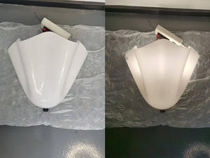 מנורת קיר זכוכית מודרנית צבעונית סקונצ 'ה פרח פרח קיר אור עבור הבית עיצוב e14 עם ס - Product Image 5