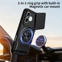 Coque de protection antichoc de style armure avec double support et protection d'objectif pour HUAWEI Honor 600 Smart/X6D/X8D/600/600e/600 Lite – Protection de haute qualité