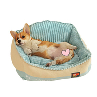 Lits pour animaux de compagnie en peluche de luxe, design haut de gamme, imperméables et chauds, vente chaude d'hiver en usine