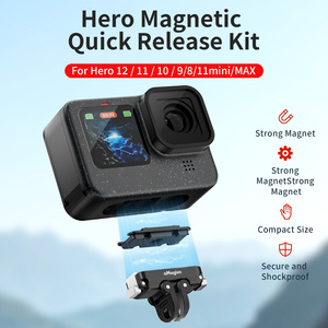 AMagisn Kit de dégagement rapide magnétique léger et facile à utiliser pour les <span class=keywords><strong>accessoires</strong></span> de caméra de sport <span class=keywords><strong>GoPro</strong></span> Hero13/12/11/10/9/<span class=keywords><strong>MAX</strong></span> - Product Image 2