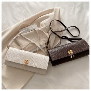 2026 Trendy Shoulder <strong>Bags</strong> for Women <strong>Cheap</strong> Sac Winter Woven Leather Lady's Messenger Purses Long Luxury Handbags for Women Daily - Product Image 2