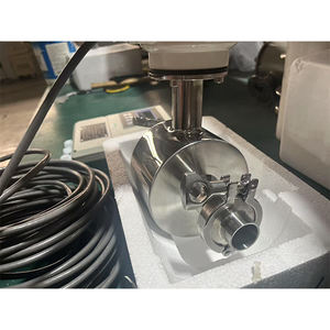 SS304/SS316パルスRS485 4-20mAリモートタイプ食用グレードデジタルMlik流量計衛生電磁流量計 - Product Image 4