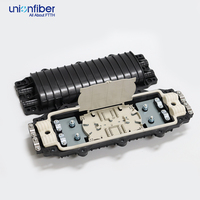 Boîtier de raccordement optique extérieur IP67 en ligne pour 24 fibres, boîtier de jonction horizontal 24 ports pour câble optique