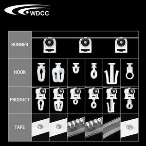 <b>Plastic</b> Curtain Track Runners Curtain Accessories Track Runner - Product Image 5