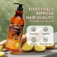 Sampo Herbal Grosir Nary Olive Anti-Frizz Melembapkan Ekstrak Tanaman Kunyit Perawatan Pengontrol Minyak Sampo Pertumbuhan Rambut Mawar