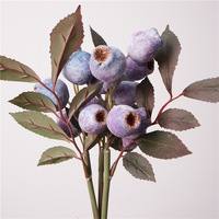 Fabrieksgroothandel Kunstmatige Eucalyptus Pipe Fruit Lithocarpus Corneo Woonkamerdecoratie Kunstmatig Fruit