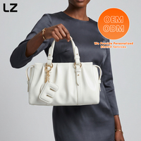 Sacs à main en cuir pleine fleur LZ Factory, sacs fourre-tout minimalistes à bandoulière, sacs de shopping en cuir de vache véritable pour femmes, grand sac décontracté