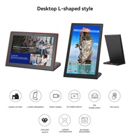 Terminal tactile Android vertical en forme de L de 15,6 pouces, écran IPS, caméra intégrée, micro, RJ45, WIFI, tablette interactive de bureau commerciale