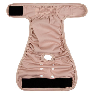 Couches lavables pour chiennes Couches réutilisables de qualité supérieure pour toutou Couches absorbantes pour l'<span class=keywords><strong>incontinence</strong></span> des animaux de compagnie avec boutons-pression réglables - Product Image 2