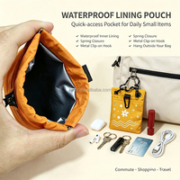 Pochette d'entraînement pour promenade de chien, fixation au laisse, fermeture à ressort pour friandises et sacs à déjections – Design personnalisable, doublure en polyester