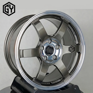 Jantes en alliage de style JDM à 6 branches, concaves profondes, de 17, 18 et <span class=keywords><strong>19</strong></span> pouces, pour Honda Civic, Nissan, Toyota - Product Image 6
