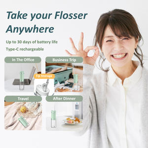 X3A Rinseur dentaire électrique portable intelligent à impulsions ultrasoniques avec réservoir d'eau amovible, batterie 1000-1200mAh - Product Image 6