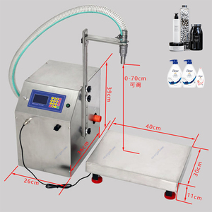 Mini Scale <b>Table</b> Edible Oil Liquid Weigh Filler Machine Durable Small Juice Sticky Material Package Filler - Product Image 1