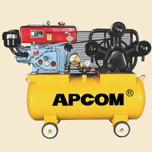 Compresor de Aire de Pistón a Gasolina Silencioso APCOM Directo de Fábrica, 3HP-6HP, Eléctrico Opcional, Portátil, Industrial - Product Image 3
