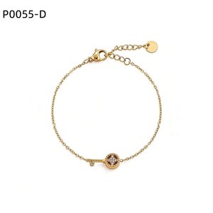 Pulsera de moda con circonita P0055 para mujer, joyería de alta calidad - Product Image 2
