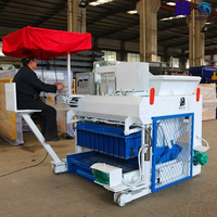 Machine à fabriquer des pavés semi-automatique QT6-24 avec matière première en ciment, équipement de construction multifonctionnel
