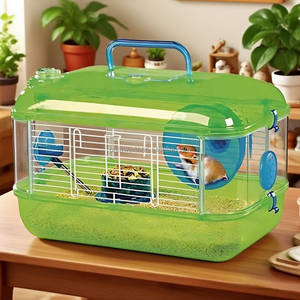 Gabbia di vista trasparente in plastica di alta qualità per criceti topi e gerbilli con colori assortiti opzionali - Product Image 3