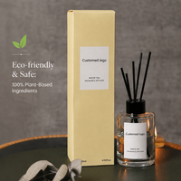 Ensemble diffuseur de parfum en verre transparent dégradé rose avec bâtonnets, marque privée, parfum Freesia, vente en gros, coffret cadeau pour hôtel, spa, petite amie