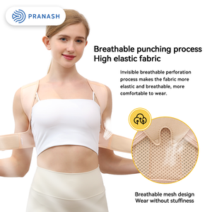 Ombro aberto Cross-Border Anti-Hunchback Back Correção Belt Inner Wear Straight Back Suporte Compact Posture Corrector - Product Image 4