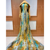 FAREASTEX Offre spéciale Velours de soie métallisé pour robe de mariée somalienne Dirac somalienne