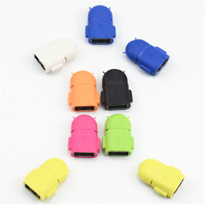 Micro <b>Usb</b> To <b>Usb</b> <b>Adapter</b> Otg Connector For Mobile Phone Data Transfer Charging Abs Material - Product Image 1