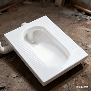 Inodoro S-Trap Squat con tecnología Super Syphon, esmalte vitrificado y construcción <span class=keywords><strong>de</strong></span> cerámica <span class=keywords><strong>de</strong></span> una pieza Sistema avanzado <span class=keywords><strong>de</strong></span> doble descarga - Product Image 4