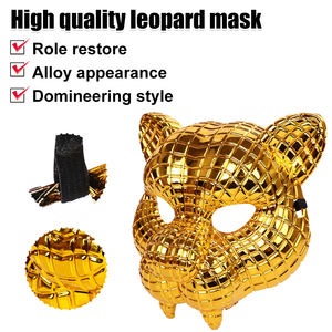 Halloween Animal Cosplay Golden Leopard Party PVC Stage Show Prop Accessoire Tigre <span class=keywords><strong>Lion</strong></span> <span class=keywords><strong>Lion</strong></span> Costume Supplément pour spectacles sur scène - Product Image 2