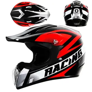 Hochwertige coole Vollgesichts-Motorrad helme Offroad Cascos Para Motocicleta Motorrad ATV/UTV Teile & Motorrad helm