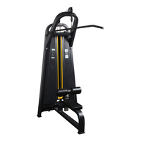 Machine professionnelle à charge de plaques pour Lat Pulldown et Rameur avec colonne de poids – Appareil double fonction pour le renforcement des dorsaux en salle de sport et la musculation