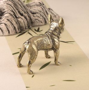 Kerajinan imitasi antik harga pabrik mainan patung kuningan anjing 3D - Product Image 5