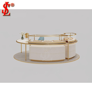 Vetrina Espositiva per Gioielli Personalizzata in Metallo Verniciato Nero, Banco Espositivo in Acciaio Inossidabile per Gioielleria - Product Image 4