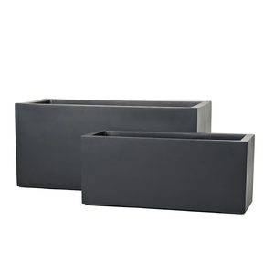 2025 Venta caliente en línea fabricado peso ligero de <span class=keywords><strong>alta</strong></span> resistencia duradero al aire libre fibra de vidrio <span class=keywords><strong>Rectangular</strong></span> plantador - Product Image 5