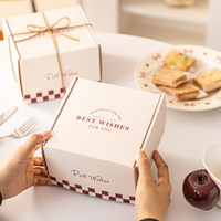 Boîtes en papier personnalisables pour pâtisseries de fêtes – Nouveaux contenants pour biscuits, bonbons, mochi, madeleines, scones, gâteaux simples – Emballage
